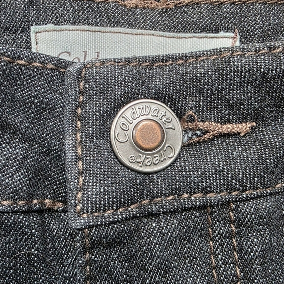 Coldwater Creek Embroidered Western Dark Wash Jeans, Size 12 - Picture 6 of 8